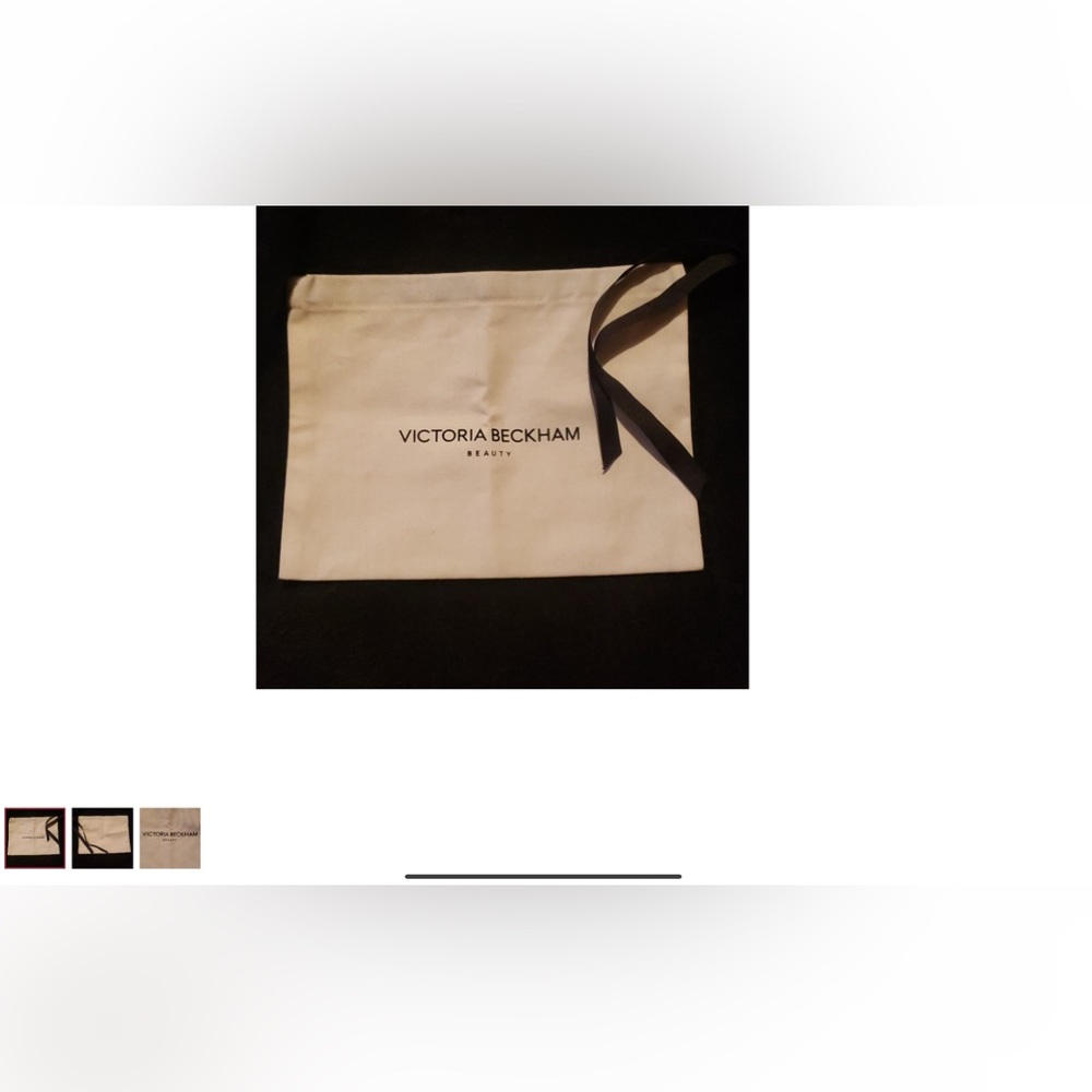 Victoria Beckham Canvas Tote Makeup Bag